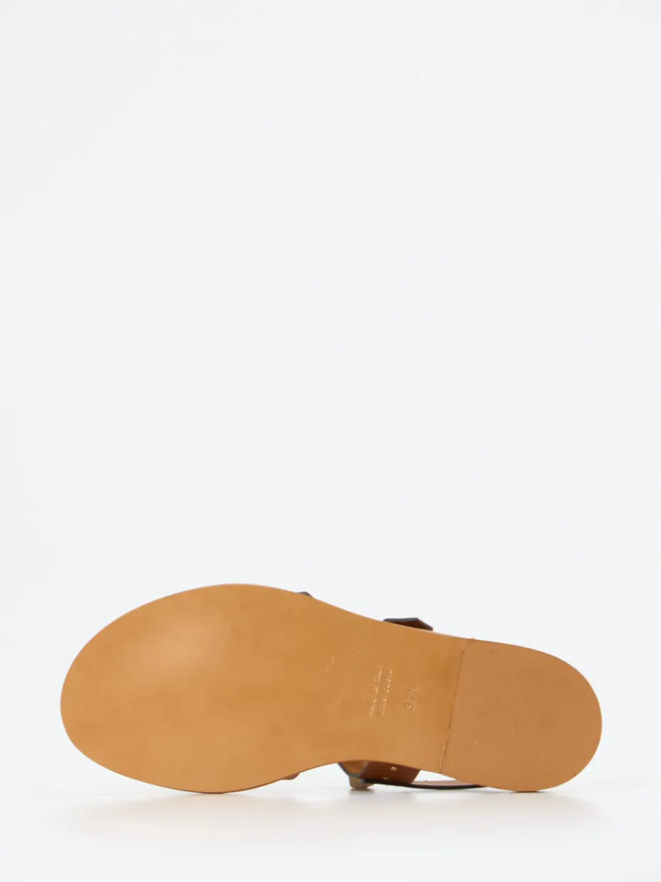 – Riemchensandale aus Kalbleder Cognac*Konstantin Starke Sale