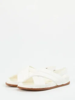 – Riemchensandale aus Lammleder Offwhite*Konstantin Starke Clearance