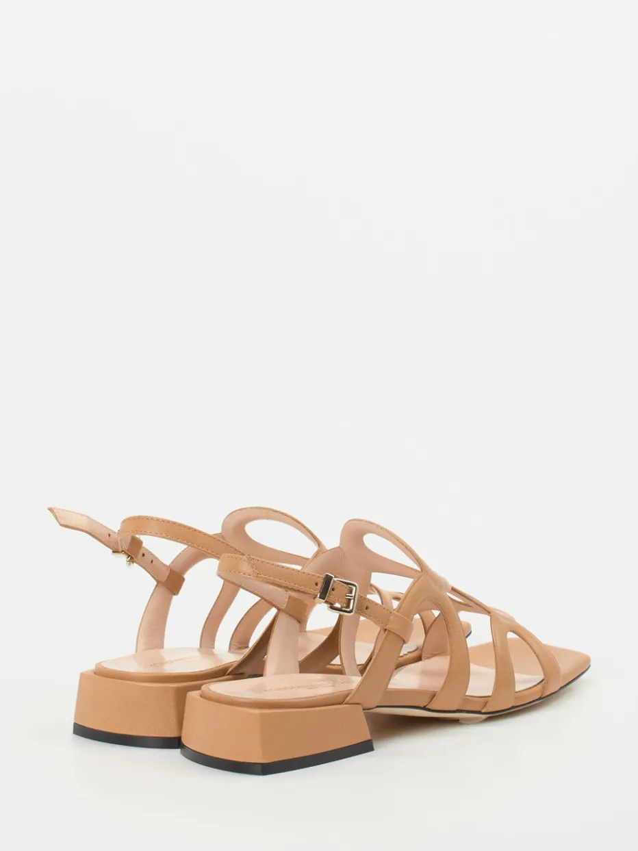 Damen Konstantin Starke – Riemchensandale aus Lammleder hell