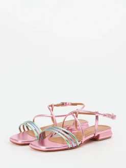 Damen Konstantin Starke – Riemchensandale aus Metallicleder