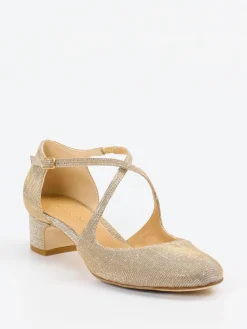 Damen Konstantin Starke – Riemchenpumps aus Metallicleder