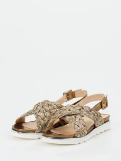 Damen Konstantin Starke – Riemchensandale aus Flechtleder