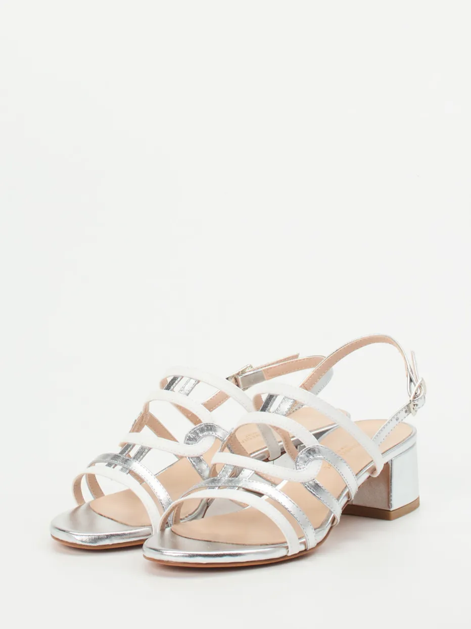 Damen Konstantin Starke – Riemchensandale aus Metallicleder