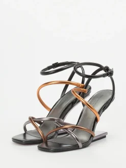 Damen Konstantin Starke – Sandaletten aus Metallicleder color