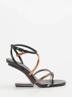 Damen Konstantin Starke – Sandaletten aus Metallicleder color