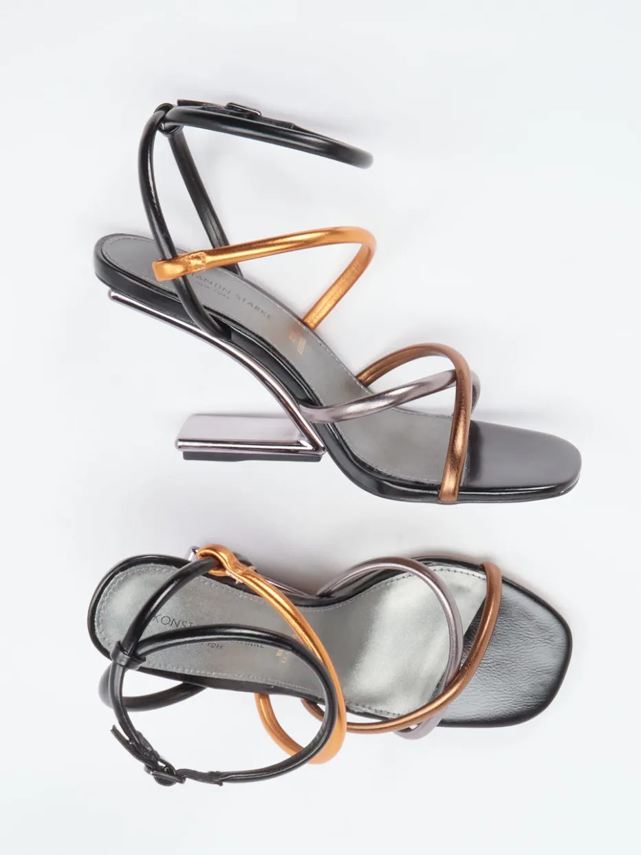 Damen Konstantin Starke – Sandaletten aus Metallicleder color