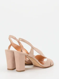 Damen Konstantin Starke – Sandaletten aus Veloursleder Rosé