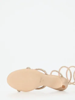 Damen Konstantin Starke – Sandaletten aus Metallicleder nude