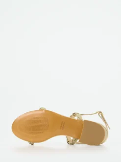 – Sandalette aus Metallicleder*Konstantin Starke New