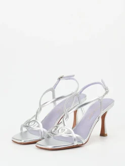 – Sandaletten aus Metallicleder*Konstantin Starke