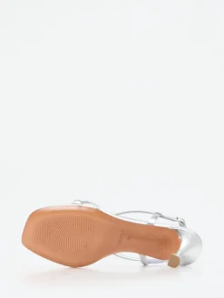 – Sandaletten aus Metallicleder*Konstantin Starke