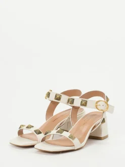 – Sandalen aus Lammleder cremeweiß*Konstantin Starke New