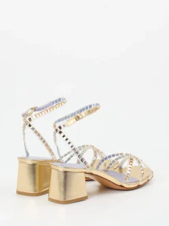 – Sandaletten aus Metallicleder*Konstantin Starke Best