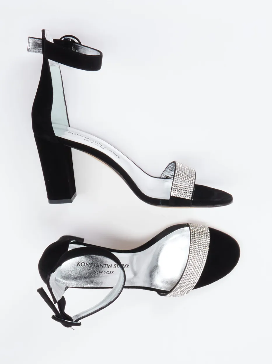 Damen Konstantin Starke – Sandalette aus Veloursleder