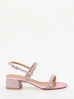 Damen Konstantin Starke – Sandalette aus Metallicleder