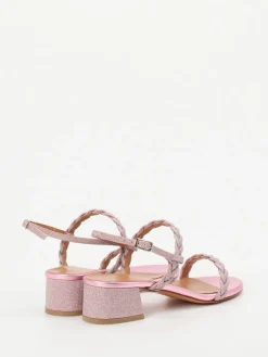 Damen Konstantin Starke – Sandalette aus Metallicleder