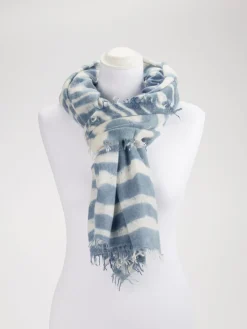 Damen Konstantin Starke – Schal aus Wolle in Jeans