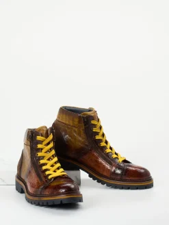 Herren Konstantin Starke – Schnürboots aus geprägtem Leder