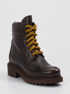 – Schnürboots aus Kalbleder Dunkel*Konstantin Starke Clearance