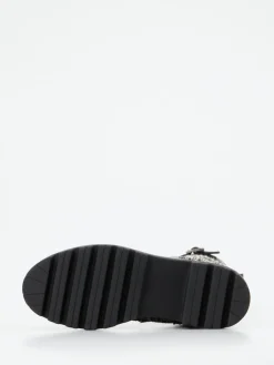 Damen Konstantin Starke – Schnürboots aus Textil und Kalbleder