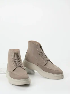 – Schnürboots aus Nubukleder Taupe*Konstantin Starke New