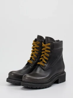 Damen Konstantin Starke – Schnürboots aus Kalbleder anthrazit