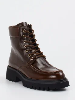 Damen Konstantin Starke – Schnürboots aus Kalbleder Dunkel