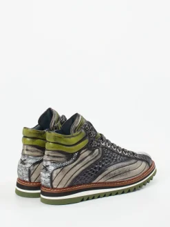 – Schnürboots aus geprägtem Leder*Konstantin Starke New