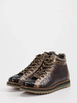 Herren Konstantin Starke – Schnürboots aus Kalbleder Dunkel