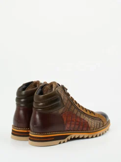 Herren Konstantin Starke – Schnürboots aus geprägtem Leder