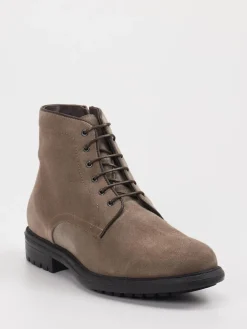 Herren Konstantin Starke – Schnürboots aus Veloursleder taupe