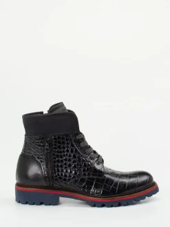 – Schnürboots aus geprägtem Leder*Konstantin Starke Discount