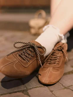 – Schnürschuh aus Veloursleder cognac*Konstantin Starke Hot