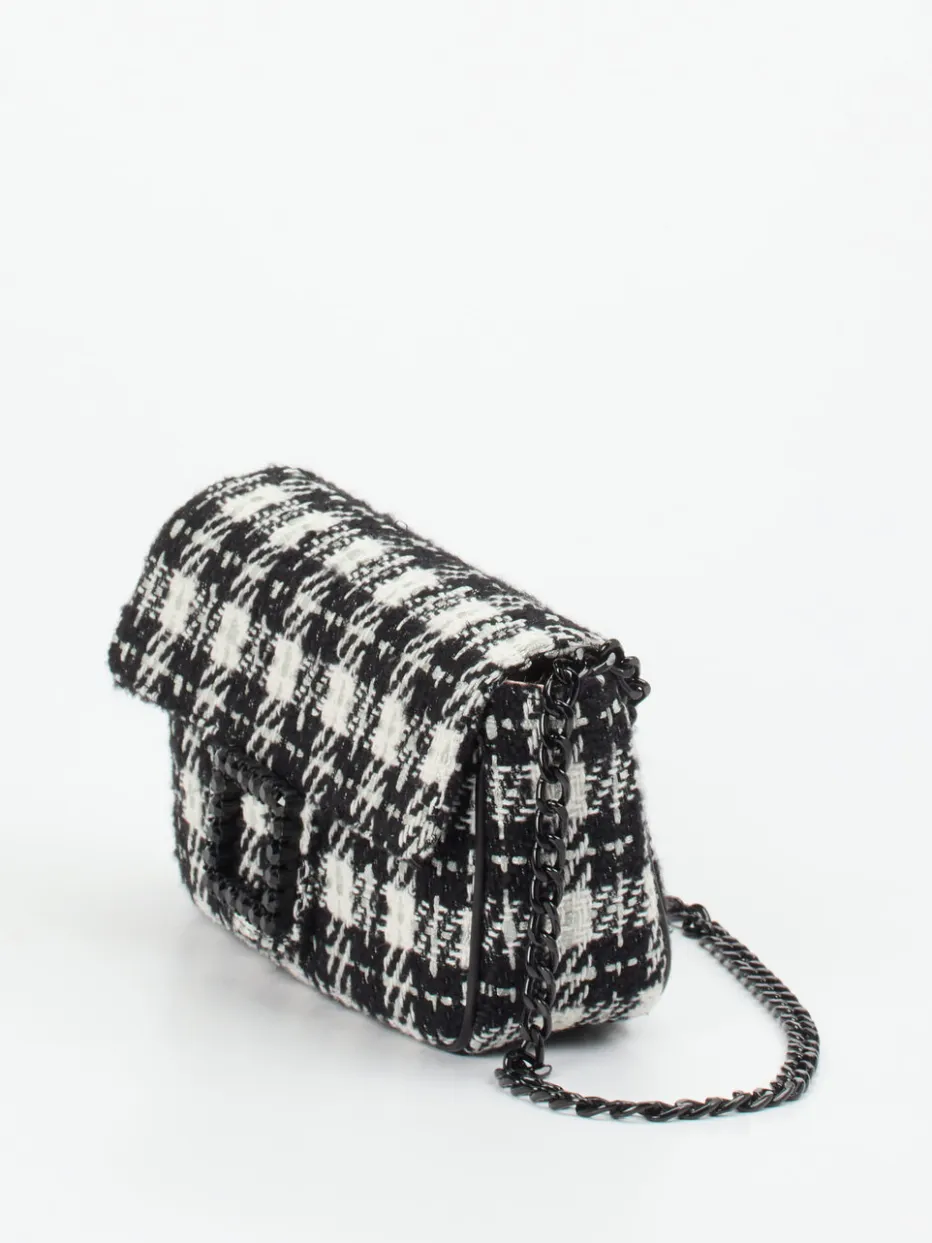 Damen Konstantin Starke – Schultertasche aus Textil Bouclé