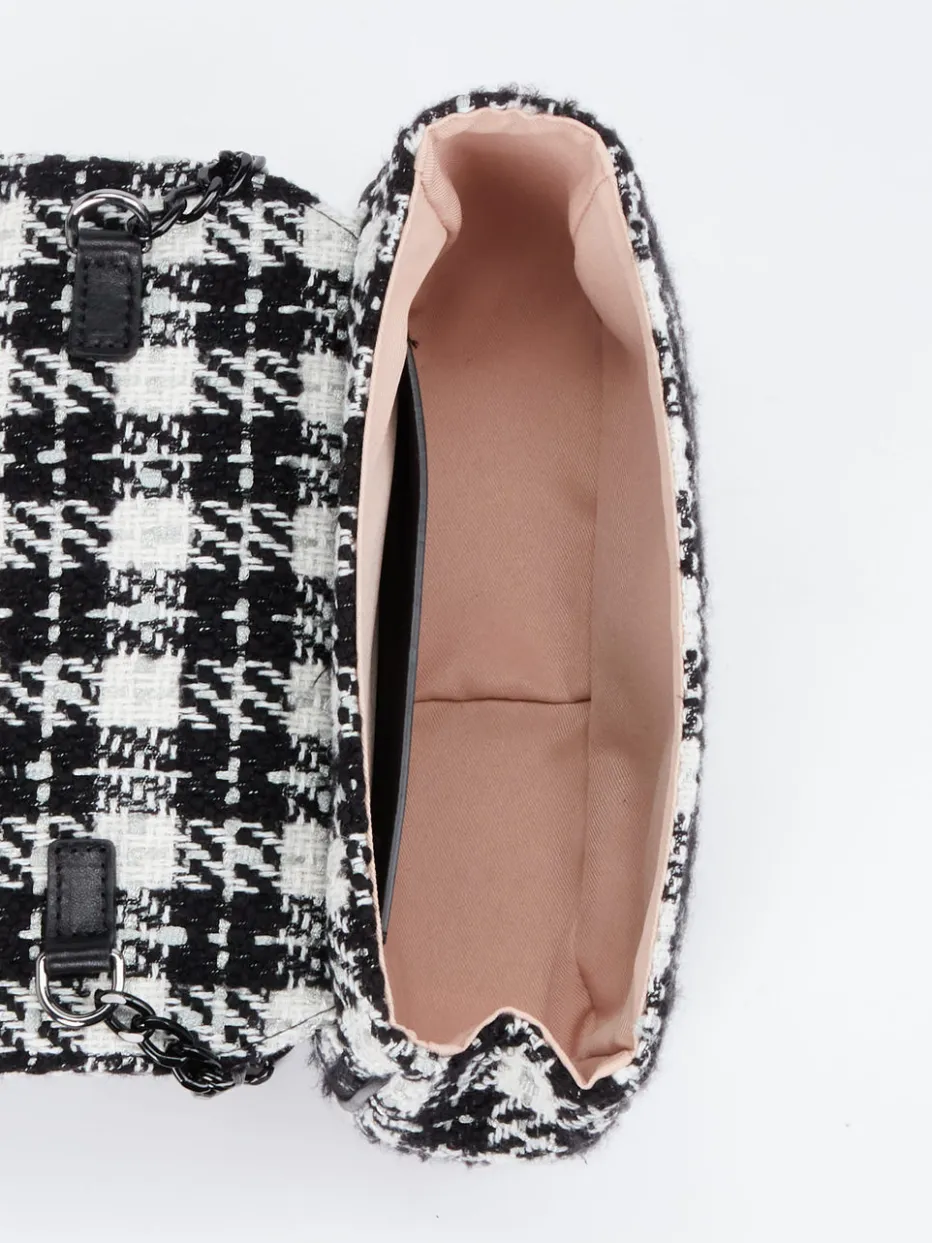 Damen Konstantin Starke – Schultertasche aus Textil Bouclé