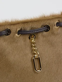 – Schultertasche aus Fell hell*Konstantin Starke Outlet