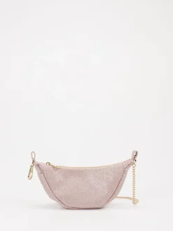 Damen Konstantin Starke – Schultertasche aus Leder in Rosé