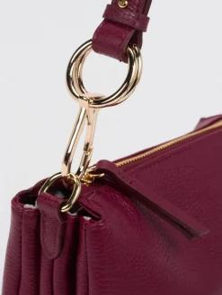 – Schultertasche aus Kalbleder Bordeaux*Konstantin Starke Clearance