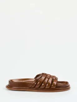 Damen Konstantin Starke – Slides aus Flechtleder in