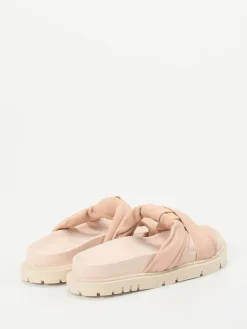 – Slides aus Kalbleder Rosébeige*Konstantin Starke Hot