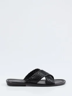 – Slides aus Flechtleder*Konstantin Starke Outlet