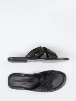 – Slides aus Flechtleder*Konstantin Starke Outlet