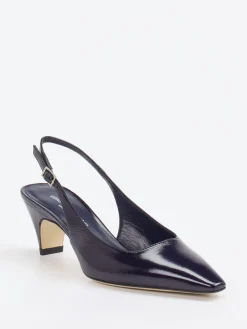 – Slingback-Pumps aus Lackleder Nacht*Konstantin Starke Outlet