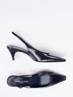 – Slingback-Pumps aus Lackleder Nacht*Konstantin Starke Outlet