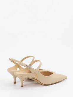 Damen Konstantin Starke – Slingback-Pumps aus Lammleder beige