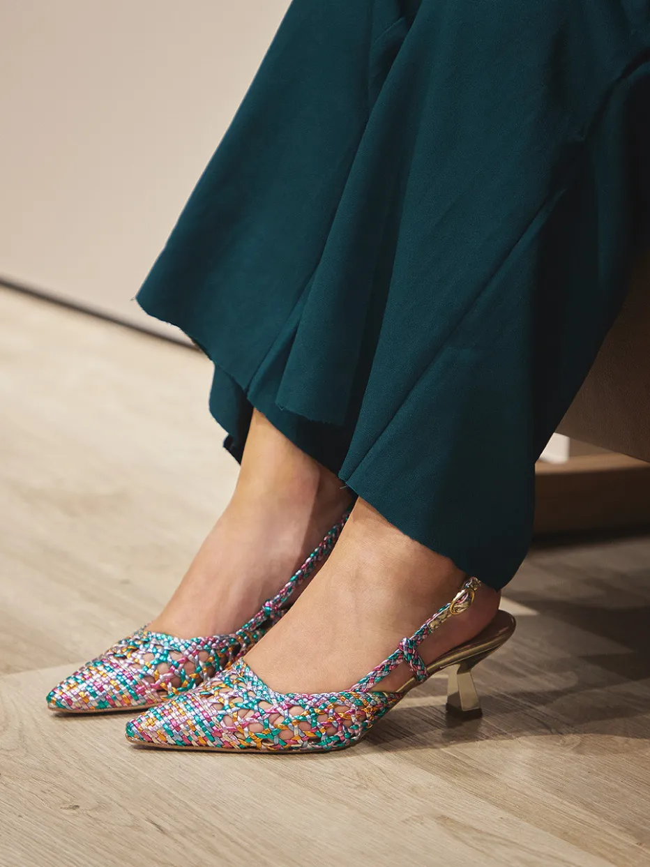 Damen Konstantin Starke – Slingback-Pumps aus Lammleder color