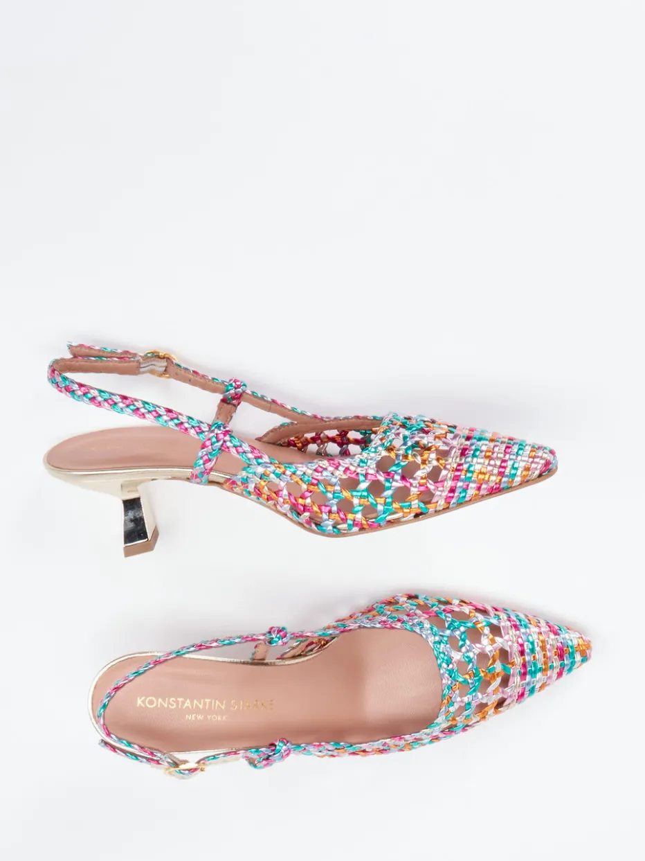 Damen Konstantin Starke – Slingback-Pumps aus Lammleder color