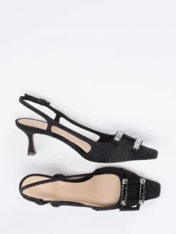 Damen Konstantin Starke – Slingback-Pumps aus Textil