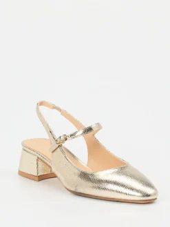 – Slingback-Pumps aus Metallicleder*Konstantin Starke Online
