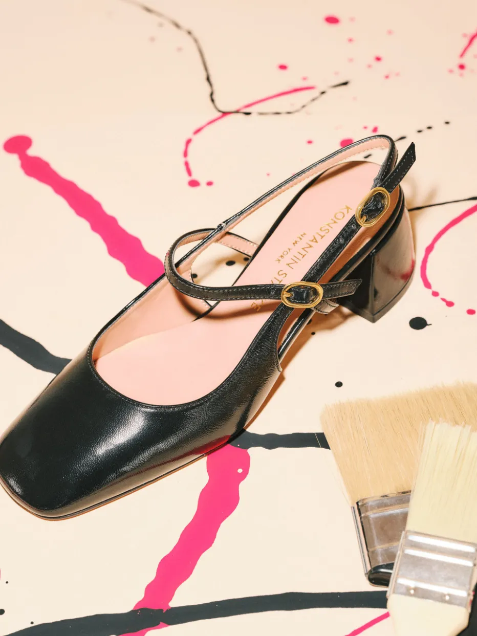 – Slingback-Pumps aus Lackleder*Konstantin Starke Hot